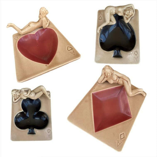 Saucy and Sophisticated: The Story Behind These Vintage Nude Ceramic Ashtrays Jewelry Bubble