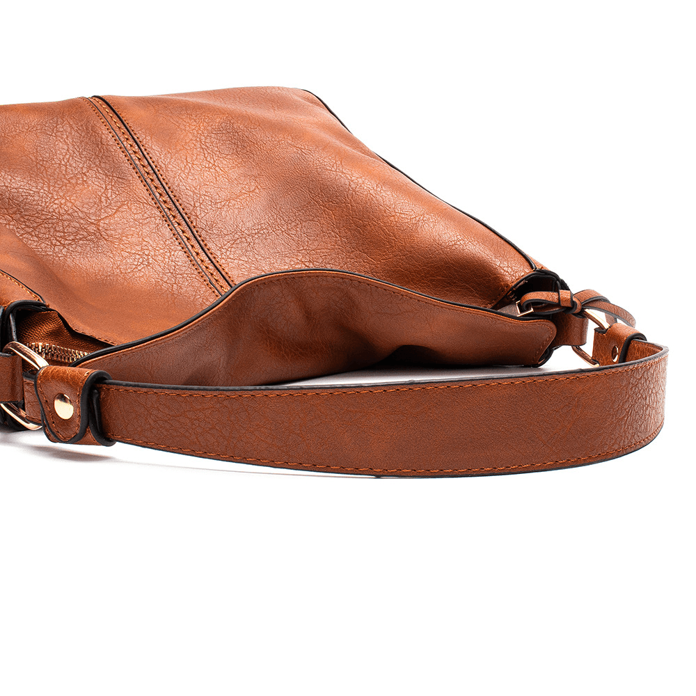 Classic Everyday Tote Handbag with Soft PU Surface, Multi-Compartment Interior & Convertible Shoulder Strap Jewelry Bubble