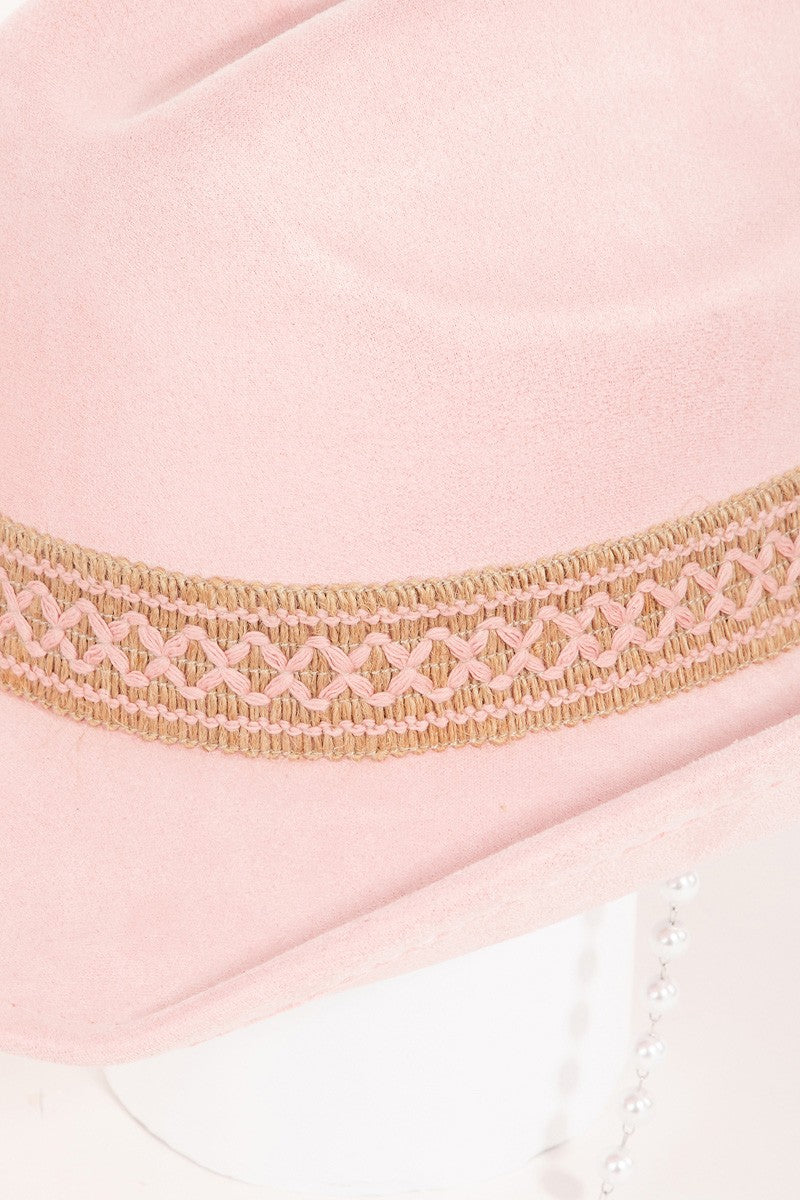 Trailblazer Cowboy Hat with Ornate Band Style for Women Jewelry Bubble