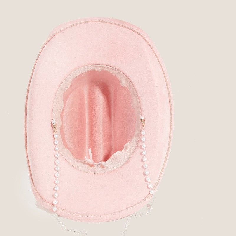 Trailblazer Cowboy Hat with Ornate Band Style for Women Jewelry Bubble