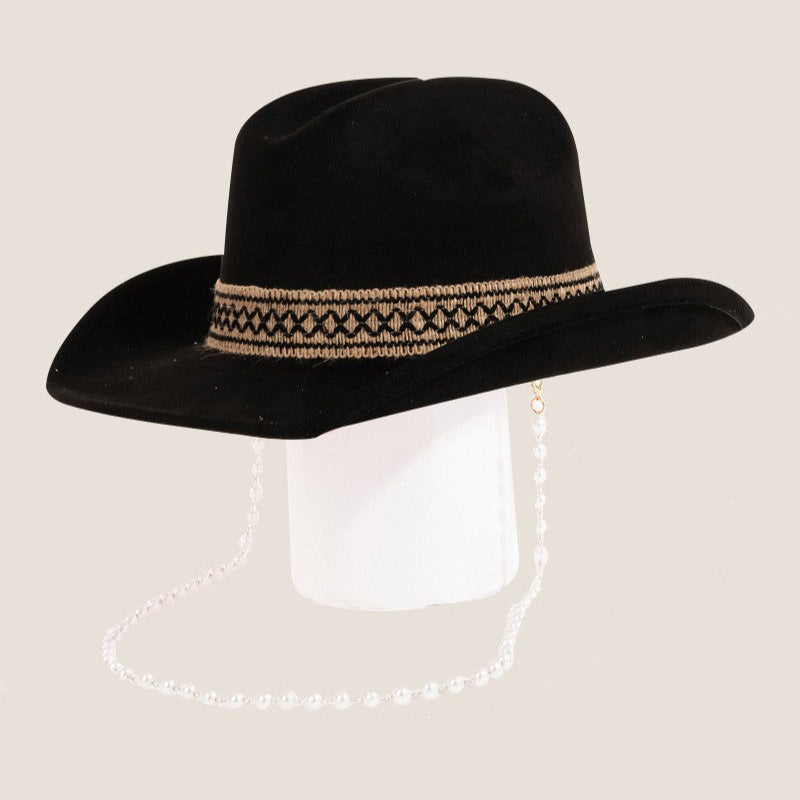 Trailblazer Cowboy Hat with Ornate Band Style for Women Jewelry Bubble