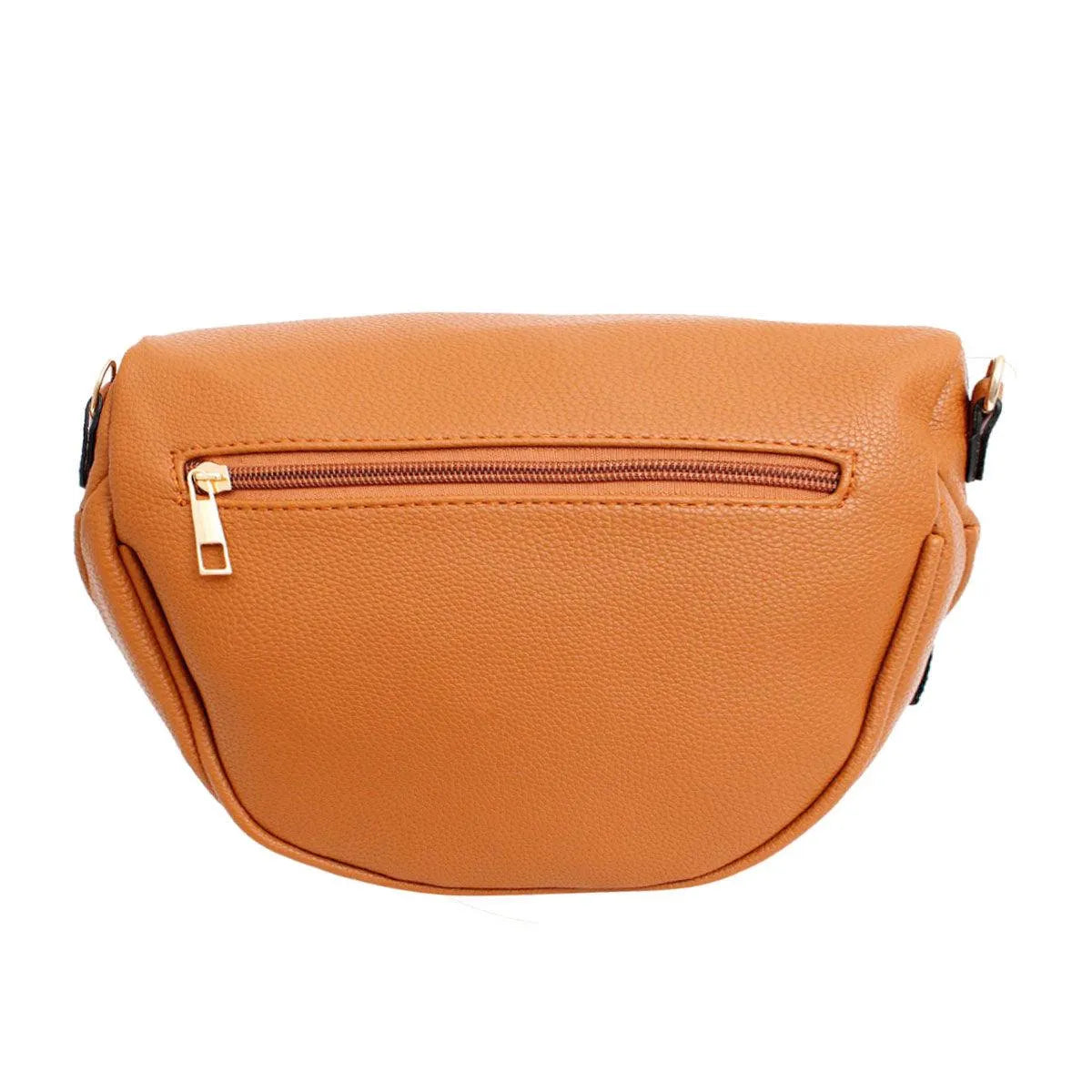 Camel Saddle Style Crossbody Ladies Bag with Coin Pouch - Fashion Meets Function Pinktown