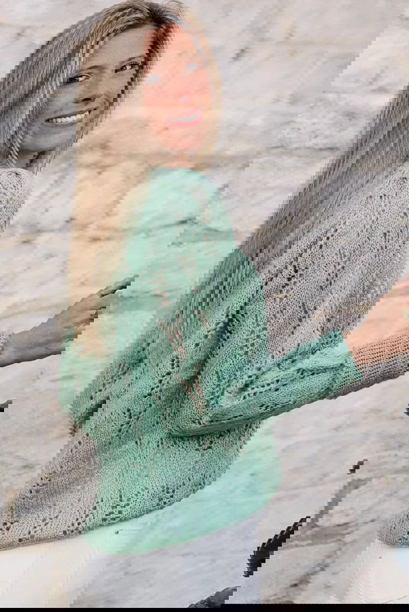 Discover the Perfect Lightweight Pointelle Sweater for Delicate Style Jewelry Bubble