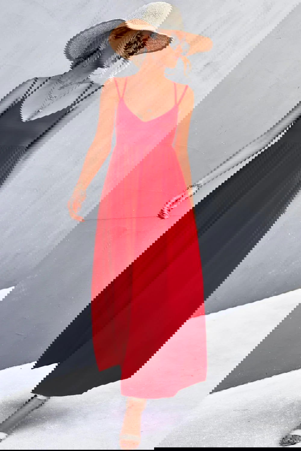 Double Strap Tie Back Dress - Look Chic & Stylish in This Summer Dress Jewelry Bubble