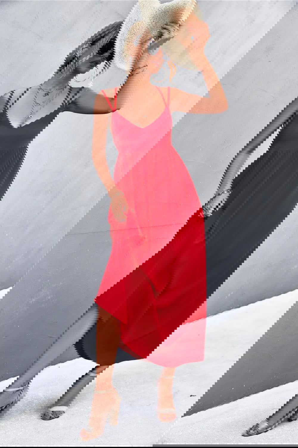 Double Strap Tie Back Dress - Look Chic & Stylish in This Summer Dress Jewelry Bubble