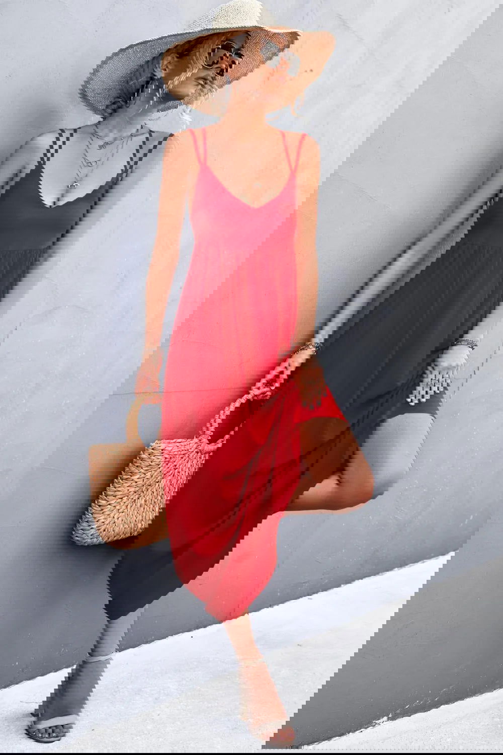 Double Strap Tie Back Dress - Look Chic & Stylish in This Summer Dress Jewelry Bubble