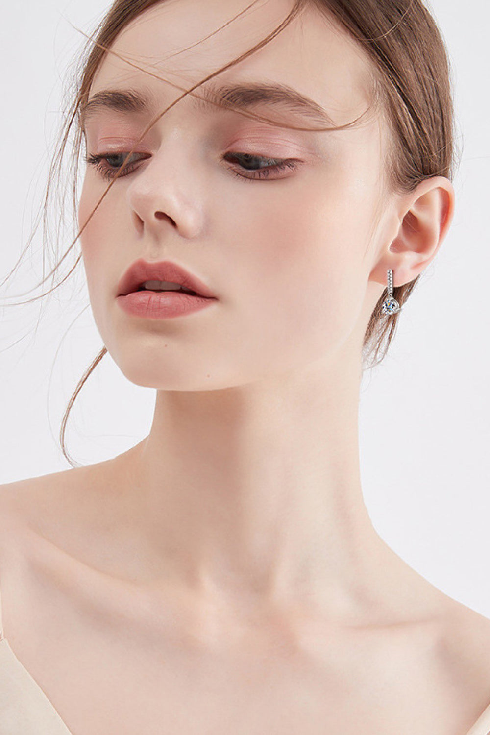 Elegant Moissanite Drop Earrings Trendsi