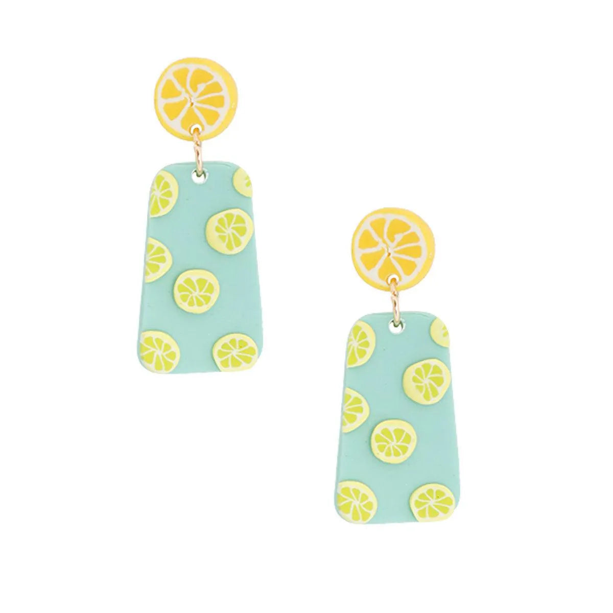 Get a Fresh Look with Zesty Trapezoid Dangle Earrings - Shop Now Pinktown