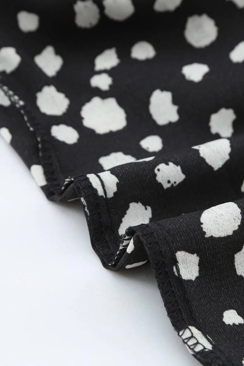 Get the Perfect Polka Dot Puff Sleeve Ruffle Blouse - Free Shipping! Jewelry Bubble