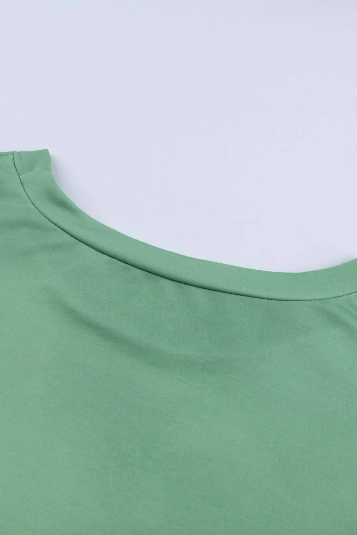 Green Reindeer Print Gradient Colorblock Sweatshirt Jewelry Bubble