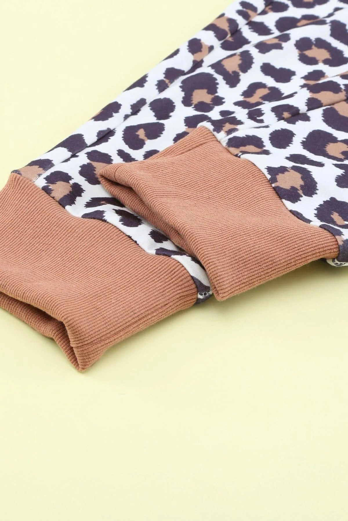 Leopard Print Elastic Waist Jogger Pants Jewelry Bubble
