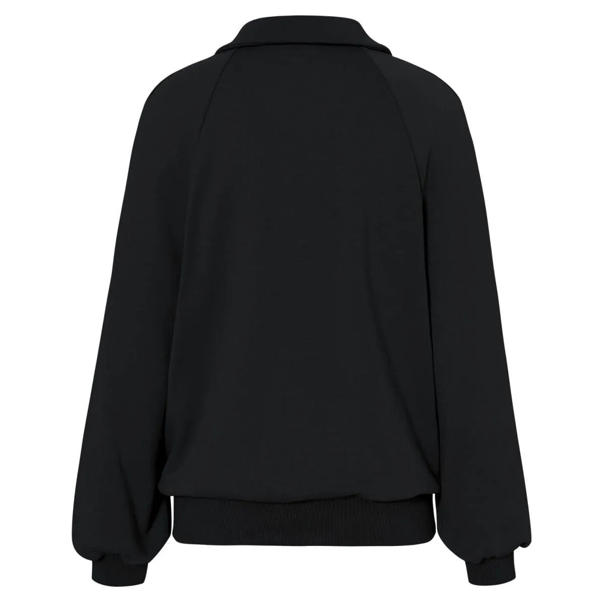 Long Sleeve Buttoned Sweatshirt Jewelry Bubble