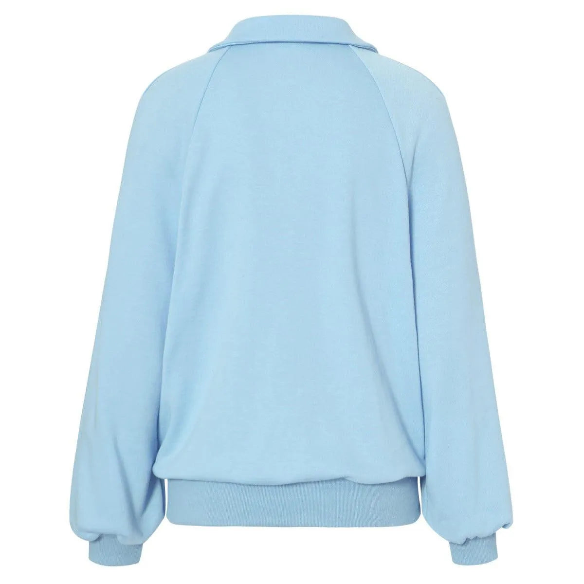 Long Sleeve Buttoned Sweatshirt Jewelry Bubble