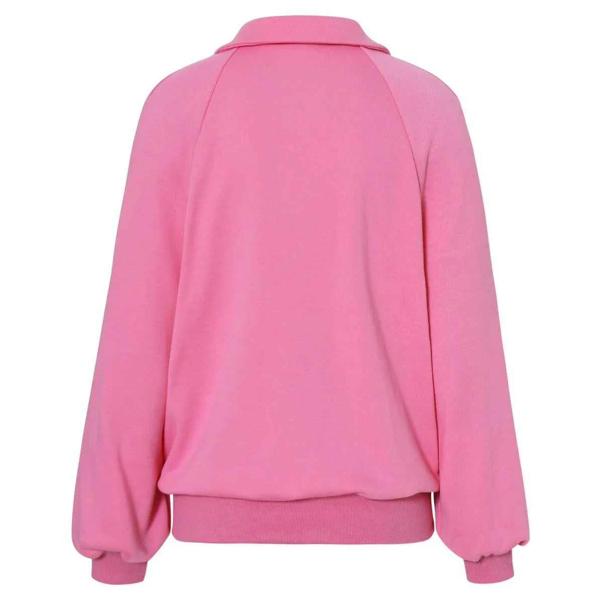 Long Sleeve Buttoned Sweatshirt Jewelry Bubble