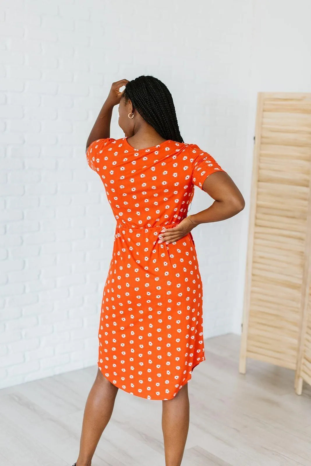 Picket Dress Orange Daisy Dukes Living Free Beauty