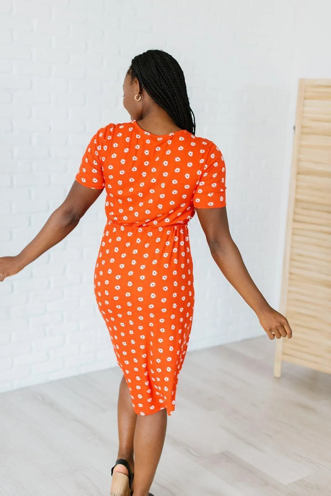 Picket Dress Orange Daisy Dukes Living Free Beauty