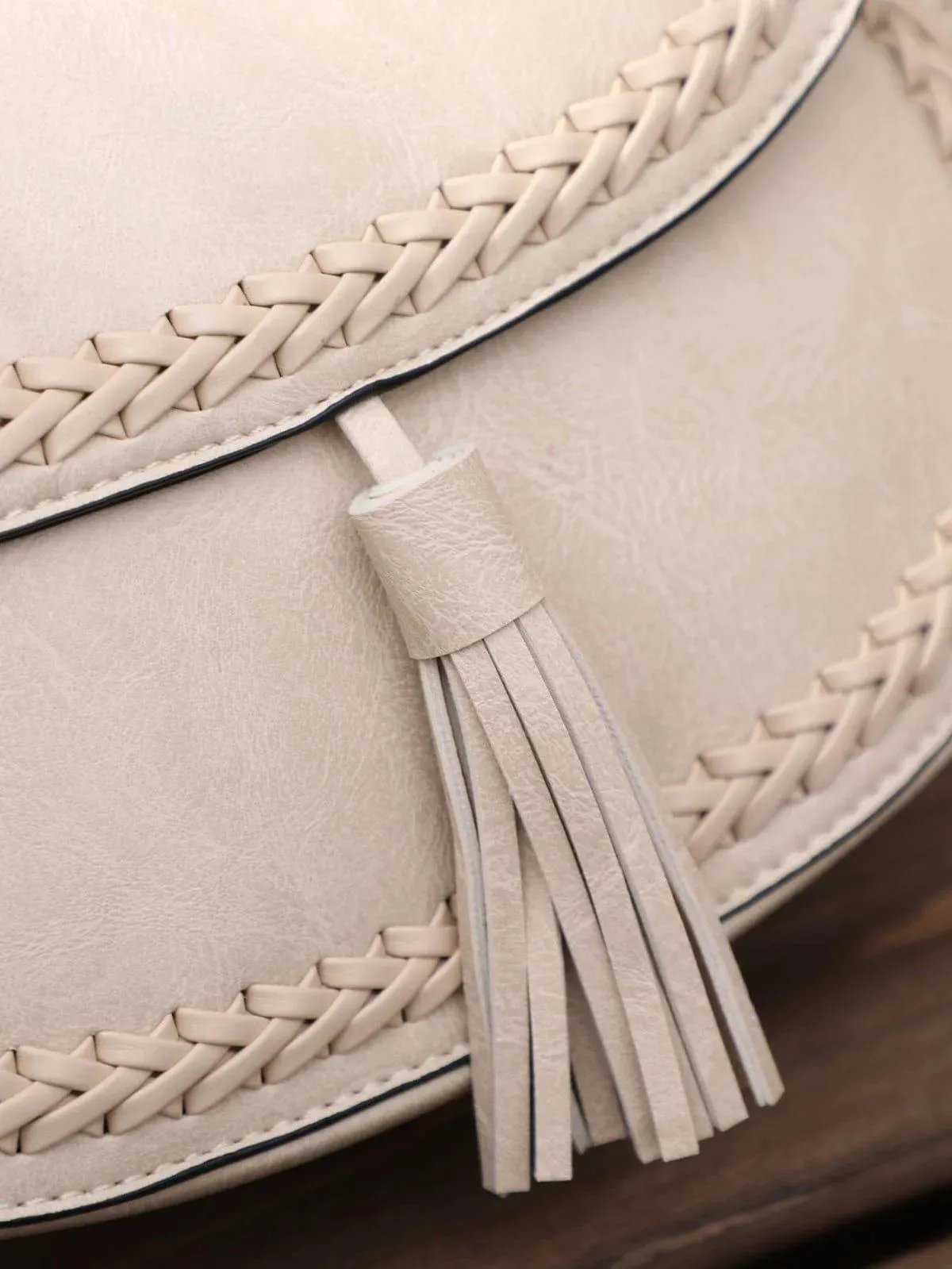 Retro Style Tassel Saddle Bag