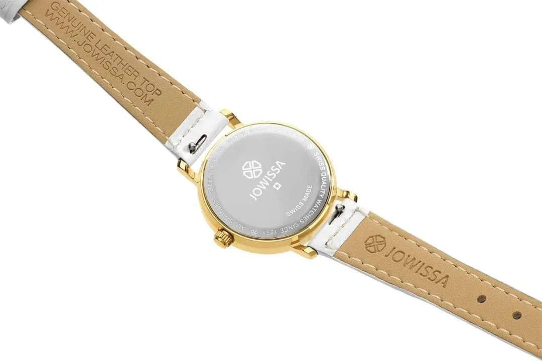 Roma Swiss Ladies Watch Gold White Finish J2.276.S Jewelry Bubble