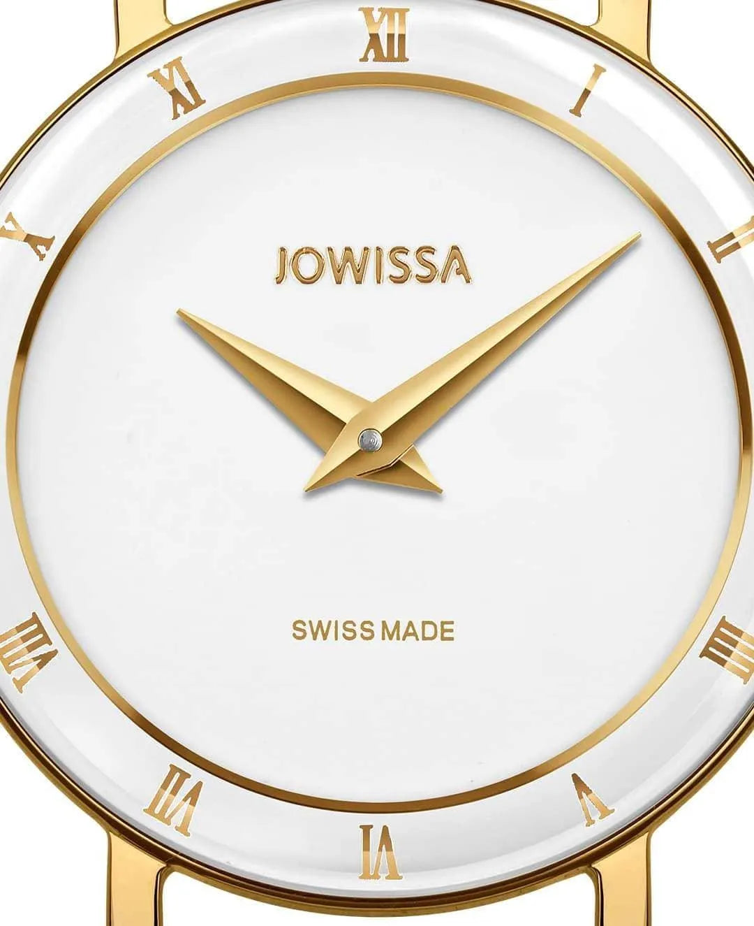 Roma Swiss Ladies Watch Gold White Finish J2.276.S Jewelry Bubble