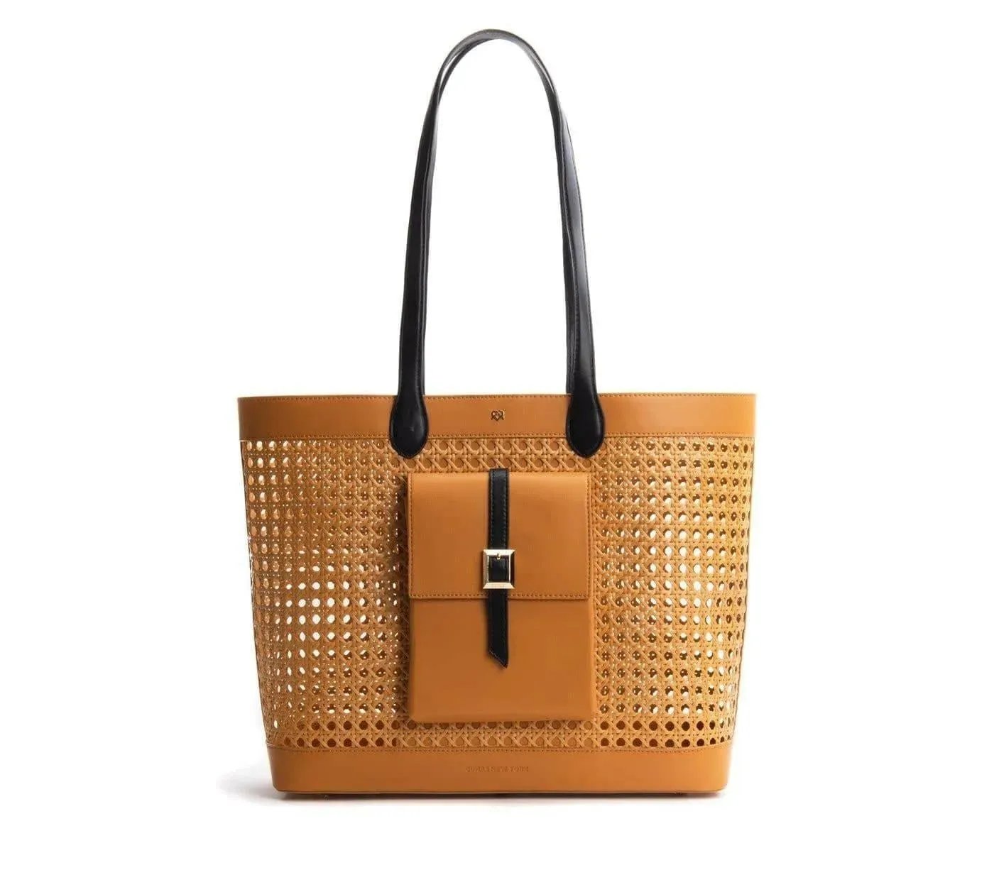 St. Tropez Faux Straw Tote Bag