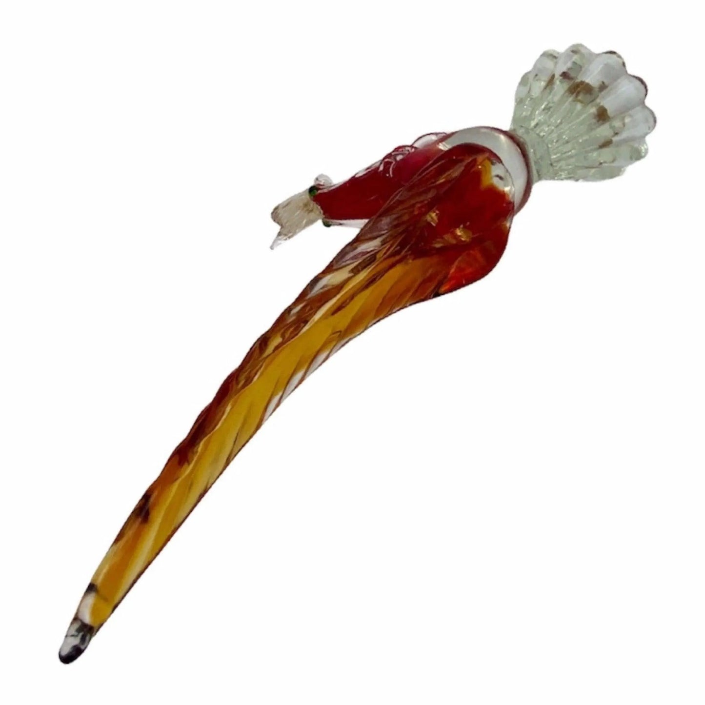 Murano Vintage Pheasant – Hand-Blown Art Glass Jewelry Bubble