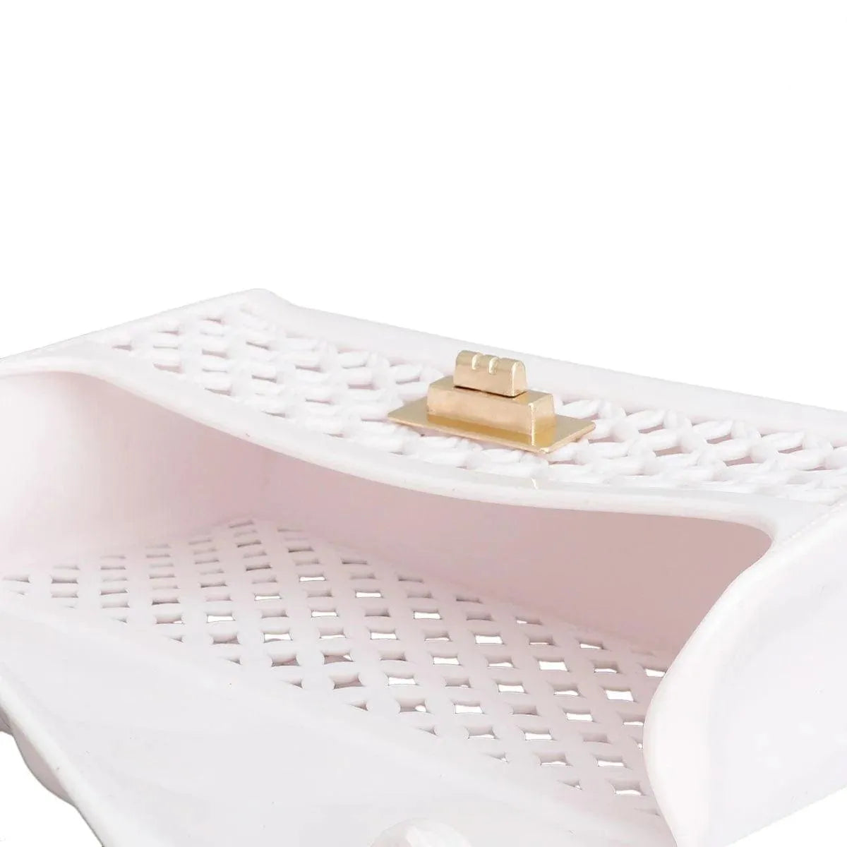 White and Breezy Mini Crossbody Handbag: Unleash Your Inner Fashionista Pinktown