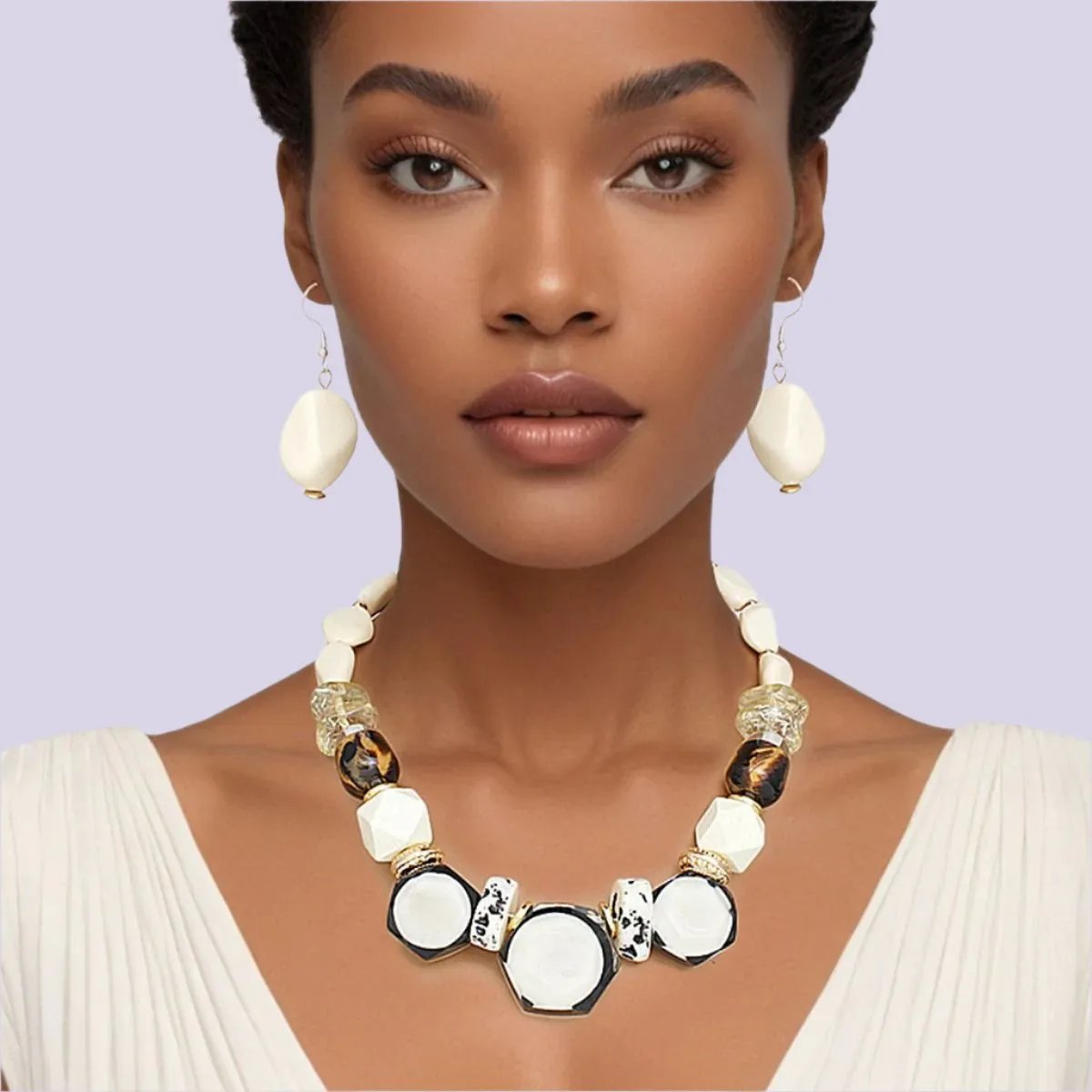 Women's Beaded Necklace Set