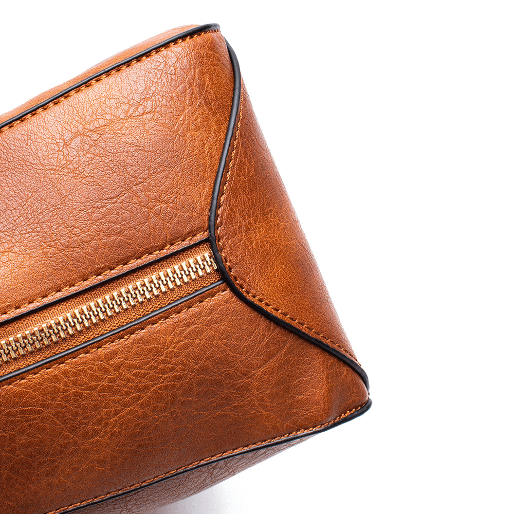 Classic Everyday Tote Handbag with Soft PU Surface, Multi-Compartment Interior & Convertible Shoulder Strap Jewelry Bubble