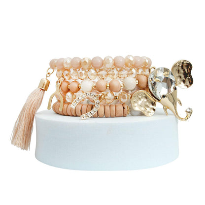 Earthy Beaded Bracelets: Fashion's Charming Earthly Statement