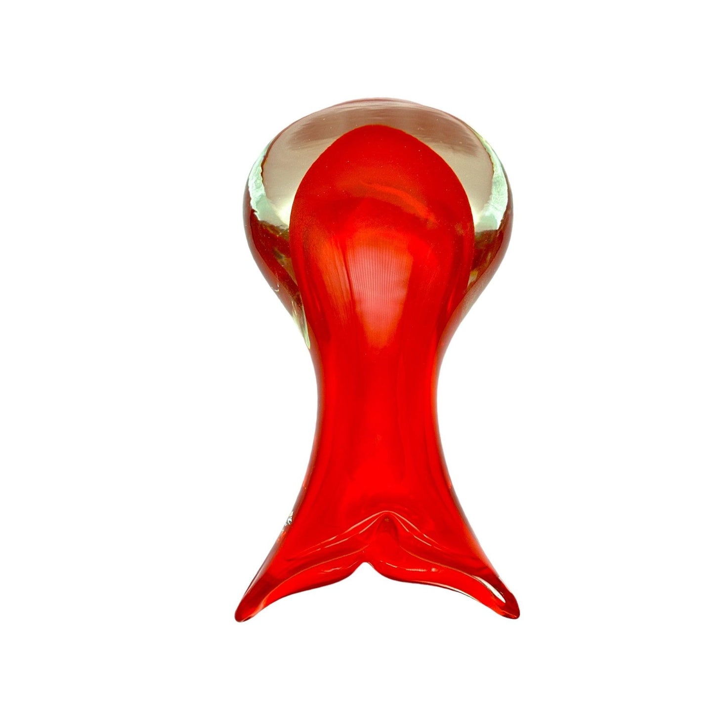Elevate Your Home Decor with Murano Craftsmanship - Own a Vintage Murano Sommerso Art Glass Vase Today