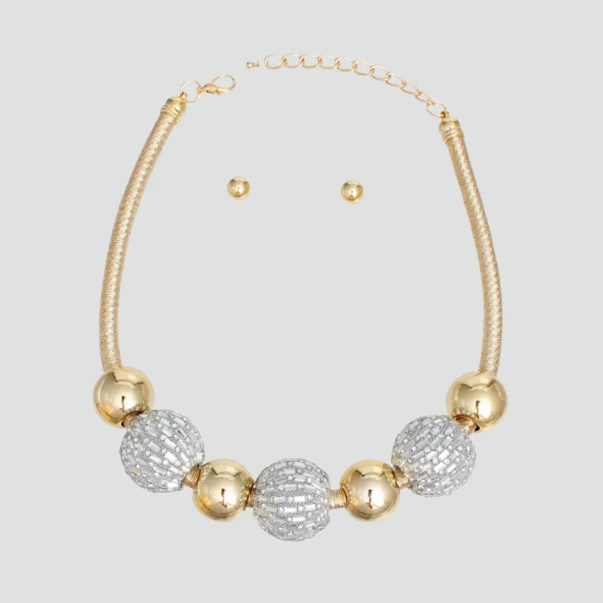 Beaded Necklace Set – Chic and Sparkly Fashion Jewelry