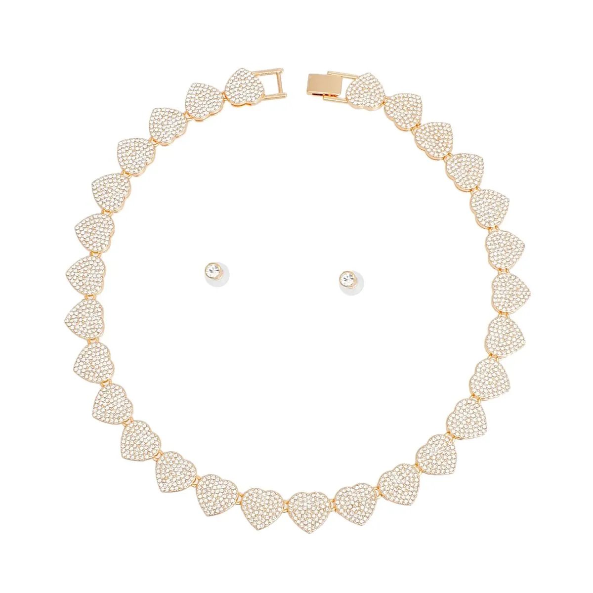 Radiant Heart Chain Necklace - Premium Collection