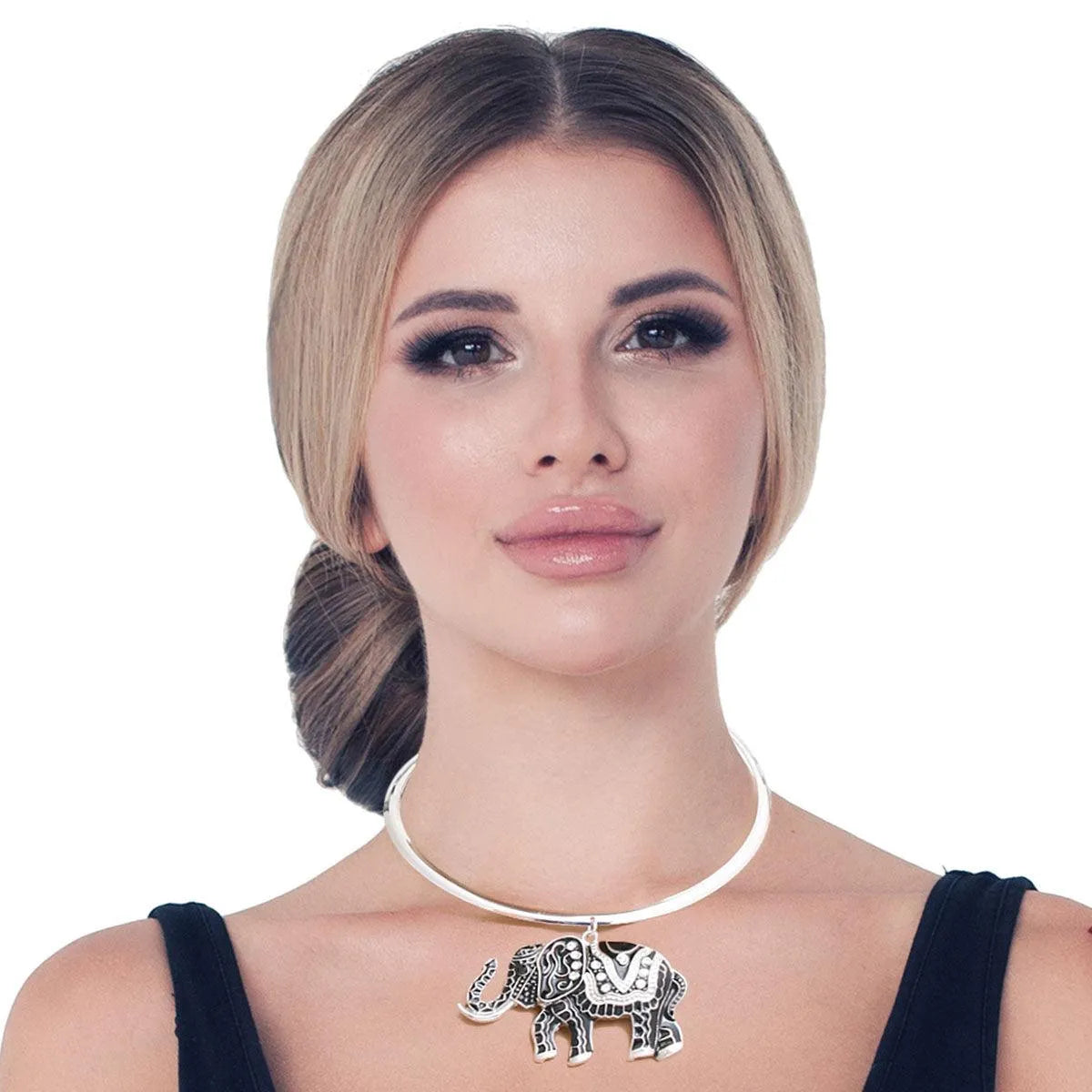 Elephant Pendant Necklace Set to Enhance Your Style Pinktown