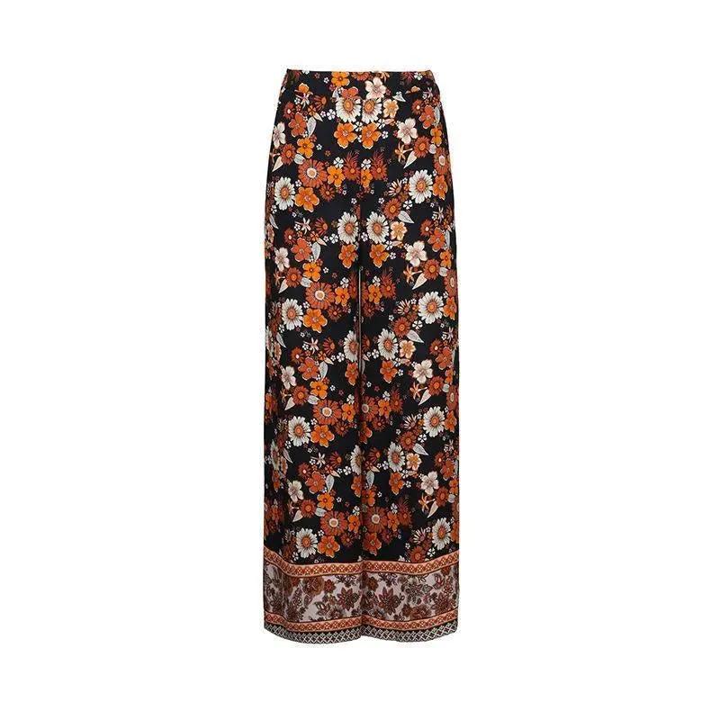 Floral High Waist Pants With Pockets | Shop Now! Flaunt Your Fashion Sense