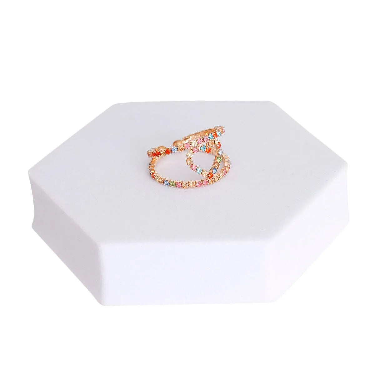 Multicolor Heart Ring: Add Some Fun to Your Accessories! Pinktown