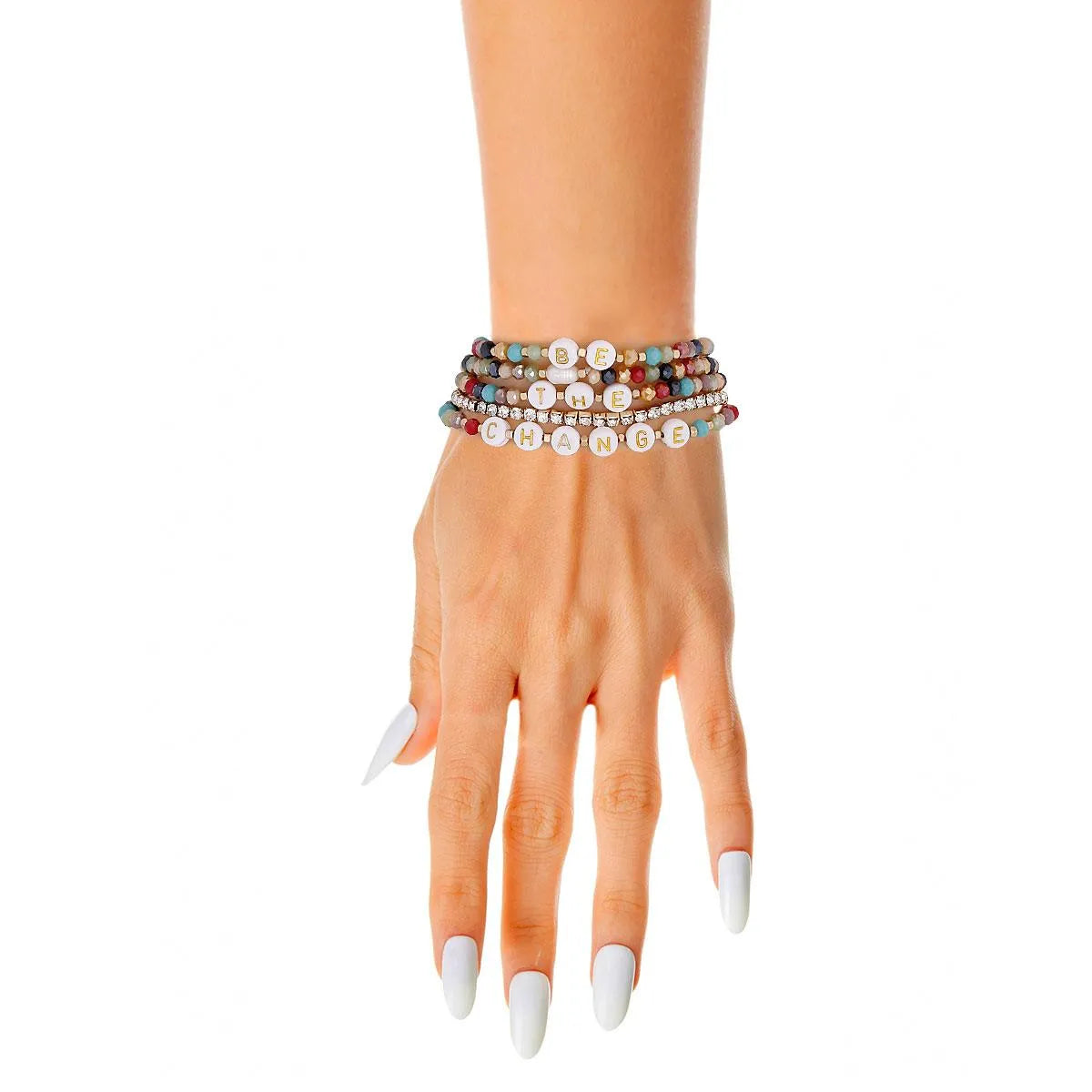 Shop Now: Beaded Bracelets for Women - Symbolize Change Today! Pinktown