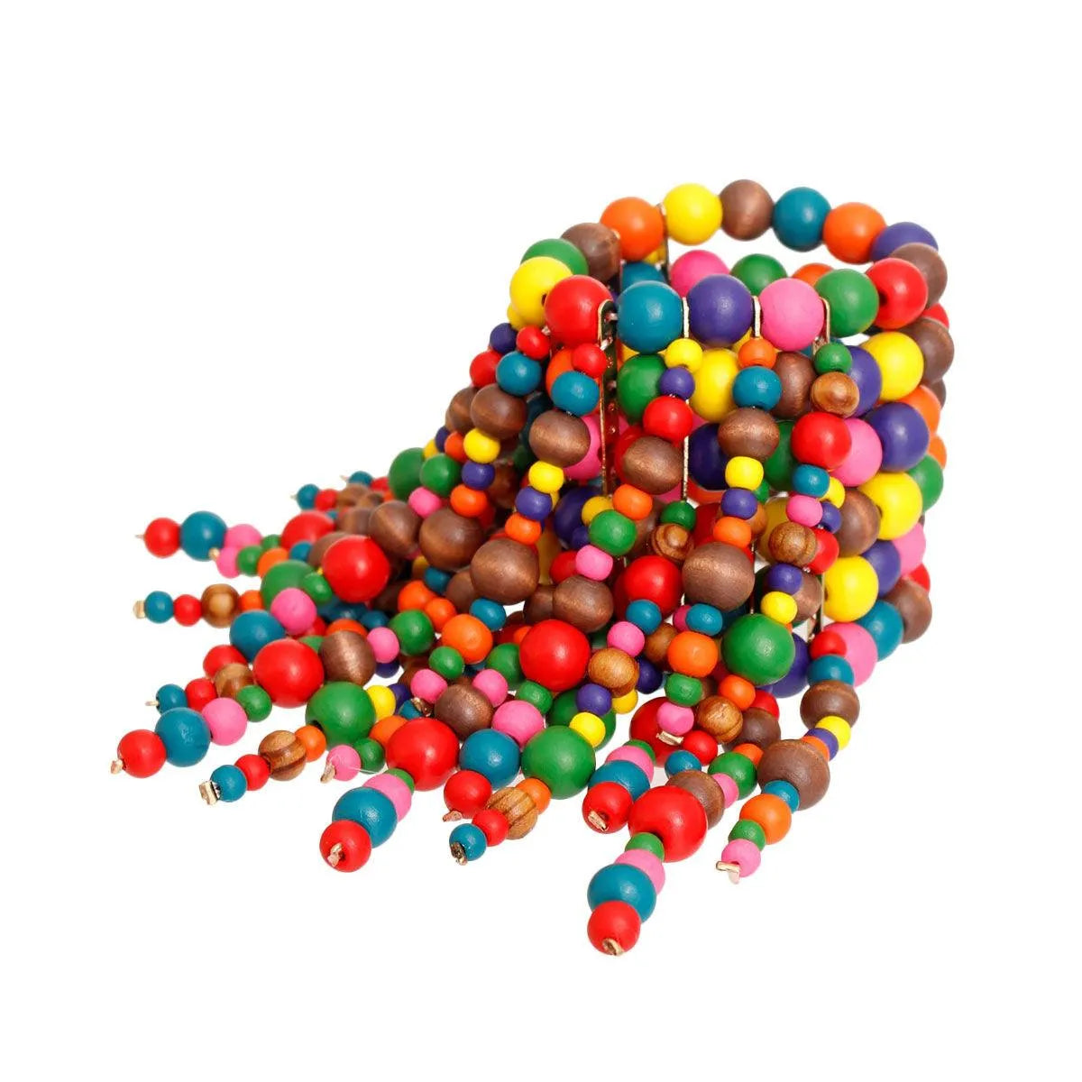 Spice Up Your Style with a Multicolor Bead Bracelet - Shop Now! Pinktown