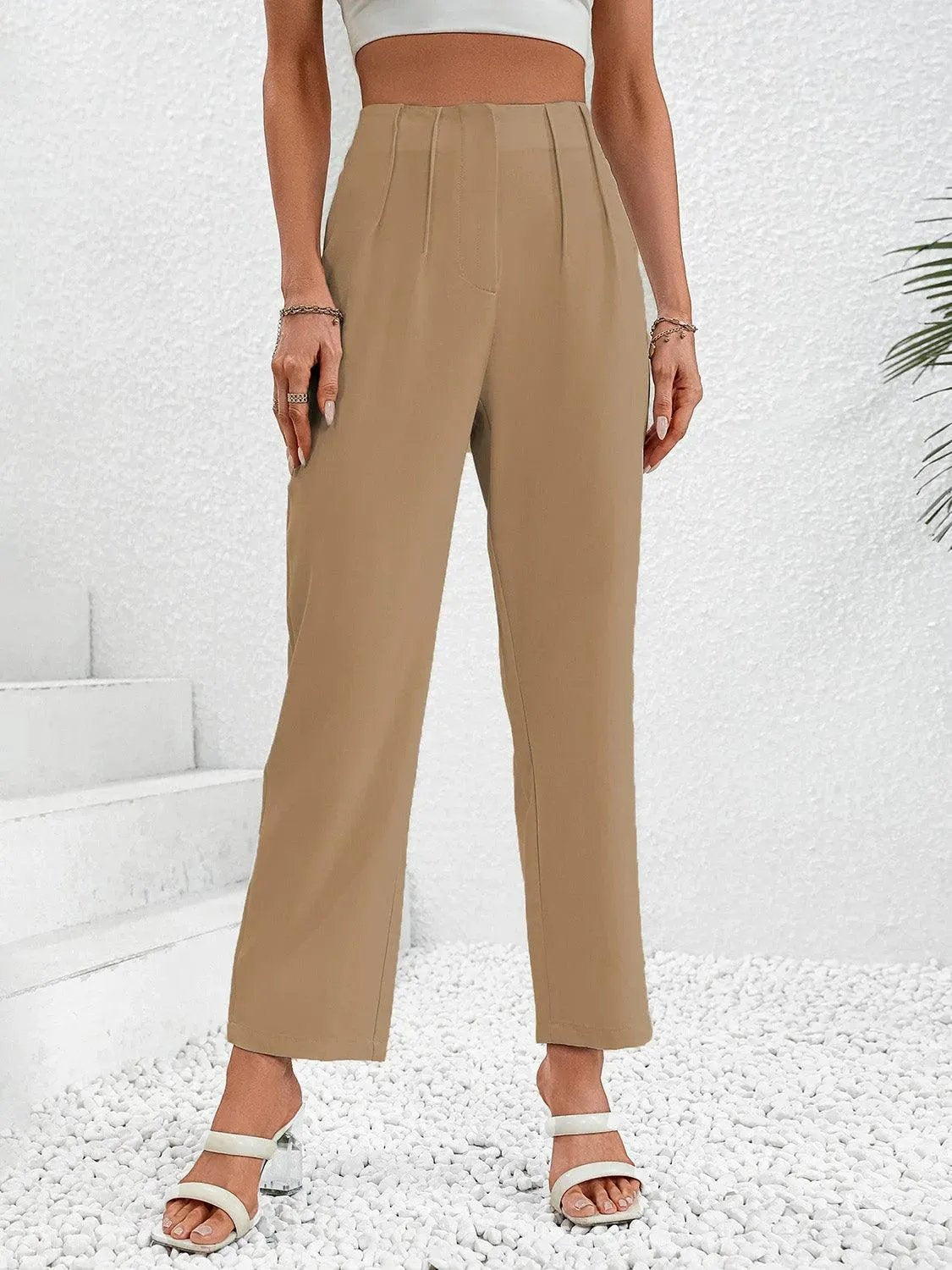 Stylish Ruched Cropped Pants for Women: Buy Now Update Your Wardrobe