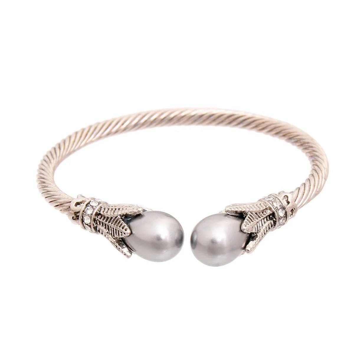 Timeless Beauty Meets Modern Chic: Pearl Accent Cuff Bracelet Must-Have Pinktown