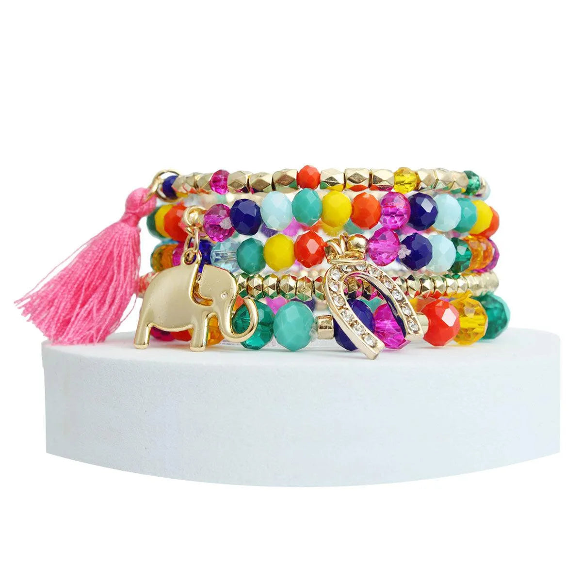 Vibrant Multicolor Bracelets: Elevate Your Style with a Splash of Color Pinktown