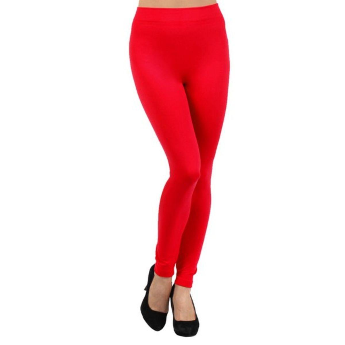 Fabulously Bold: Unleash Your Style with Red Leggings - Buy Now!