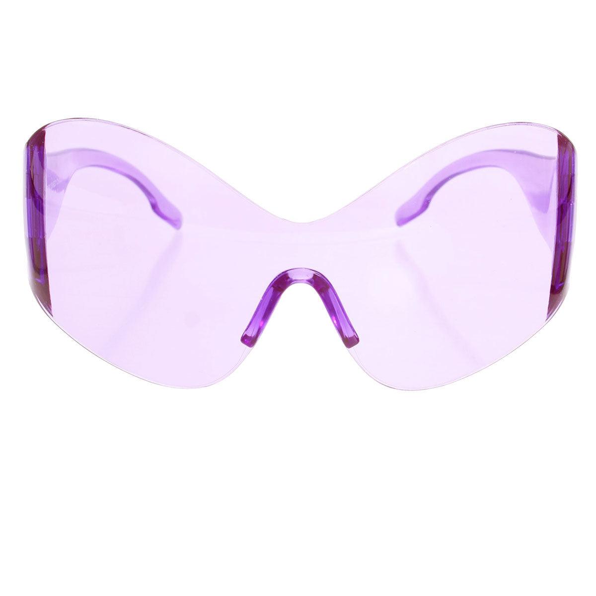 Unlock Style: Trendy Purple Mask Butterfly Sunglasses