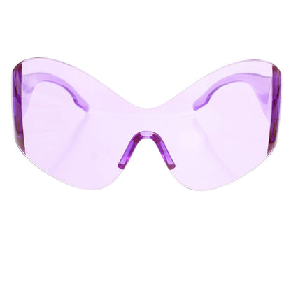 Unlock Style: Trendy Purple Mask Butterfly Sunglasses