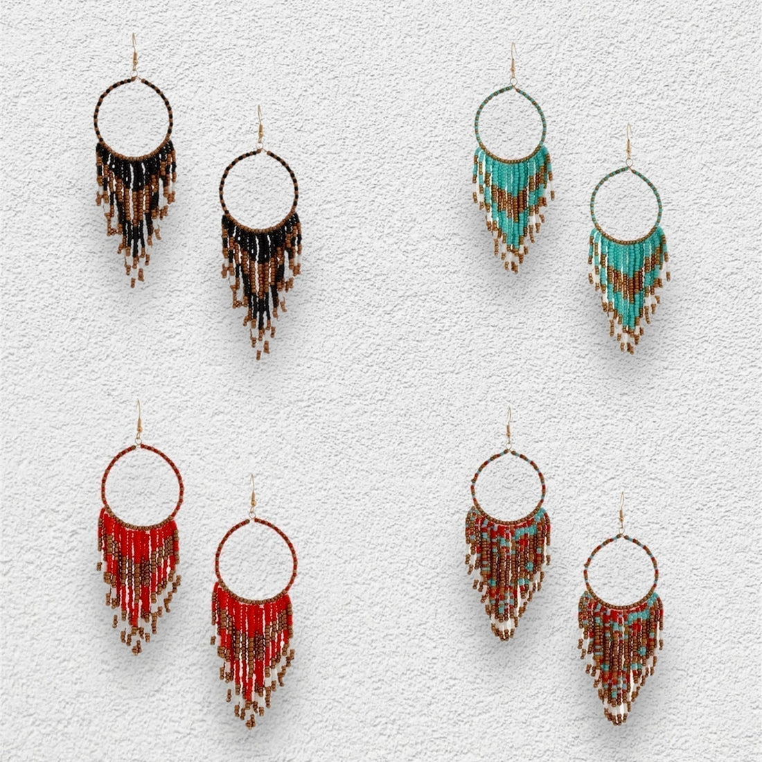 Get Ready to Turn Heads with These Bead Fringe Earrings! Jewelry Bubble