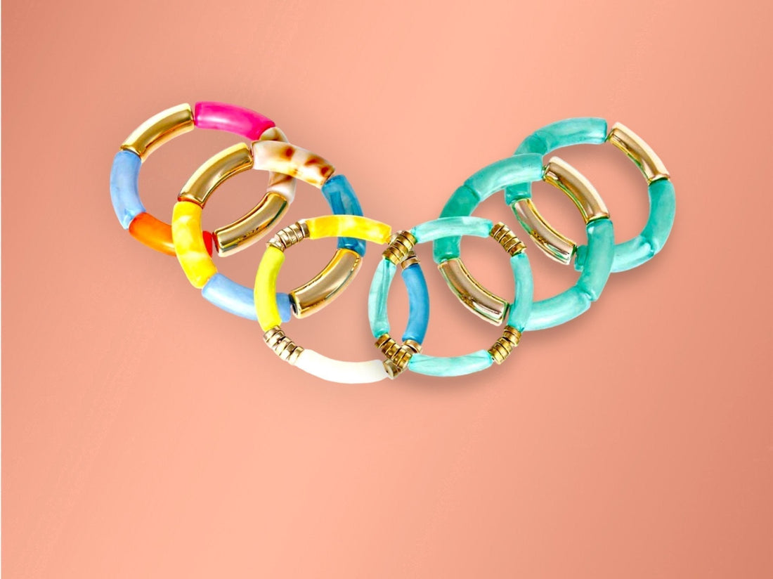 Shop Stylish Tube Beaded Bracelets: High-Quality & Affordable Pieces Jewelry Bubble