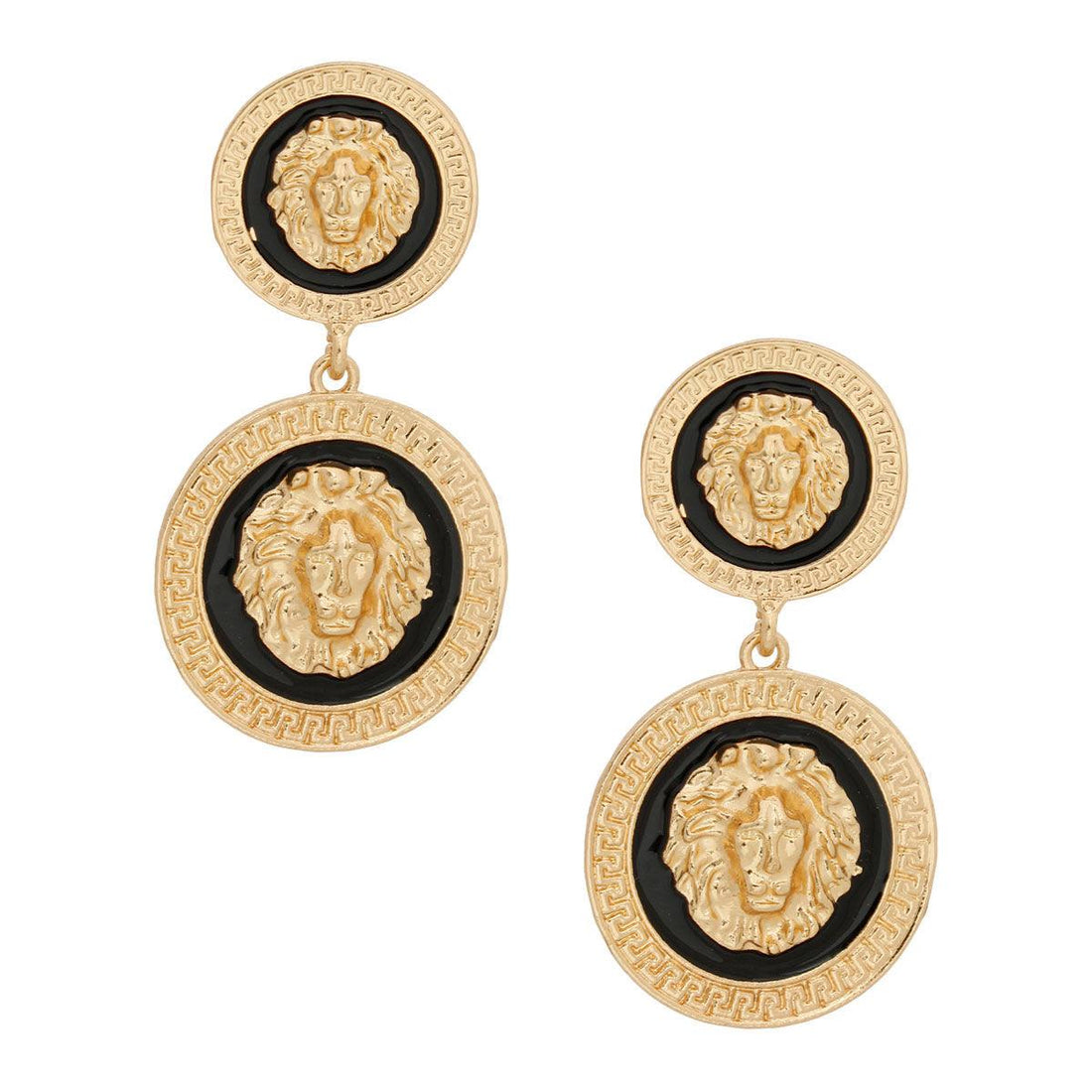 The Roar of Confidence: An Ode to Jewelry Bubbles Lion Head Disc Earrings Jewelry Bubble