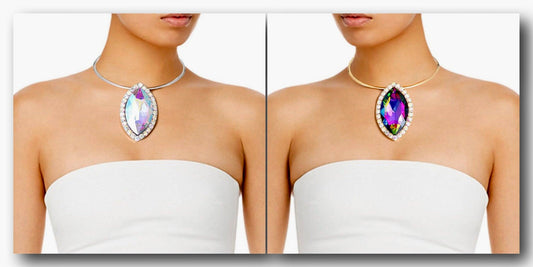 Find Your Perfect Marquise Choker Necklace - Browse Our Jewelry Collection Now! - Jewelry Bubble