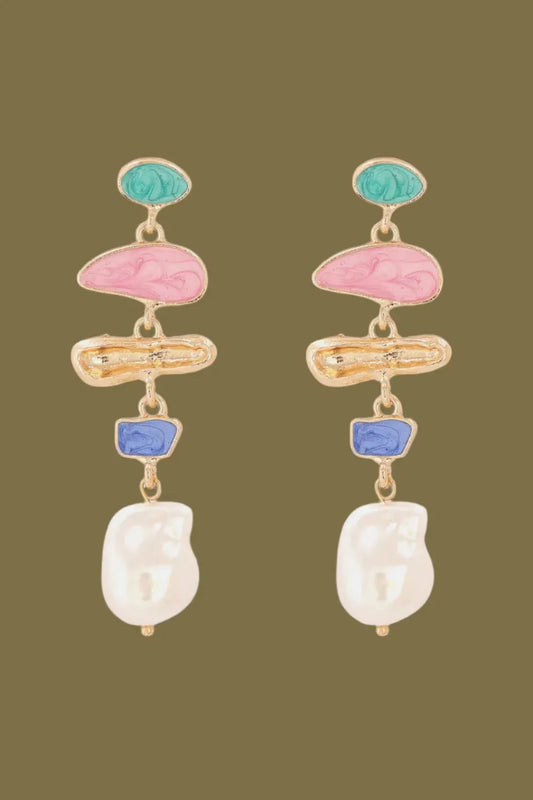 Fashion Jewelry: Multi Design Drop & Dangle Baroque Pearl Earrings