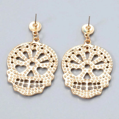 Bling Skull Earrings: Tap Into Your Edgy Fashion Style