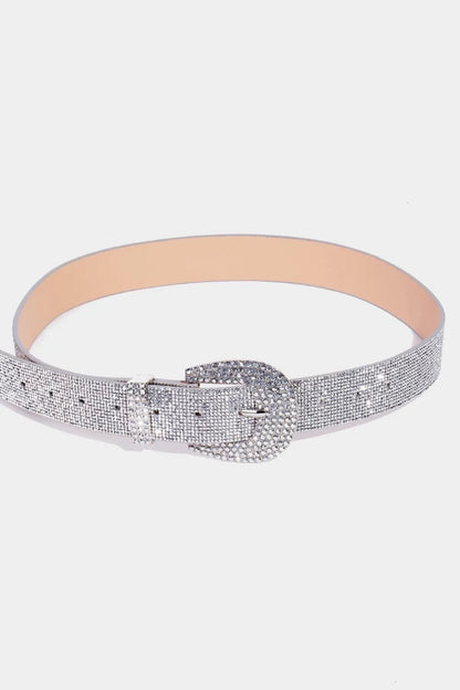 Sparkle and Shine: Luxurious Rhinestone Embellished Belt for Women